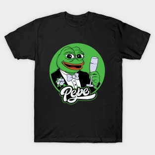 Frog Nation Pepe Crypto Meme Coin T-Shirt